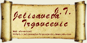 Jelisaveta Trgovčević vizit kartica